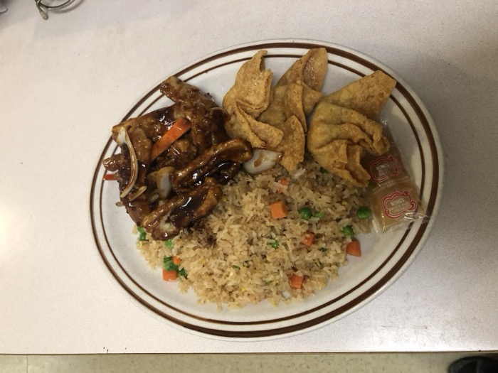 Ginger Beef Combo Plate